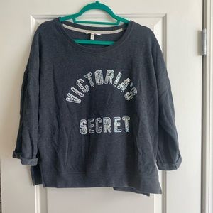 Victoria’s Secret 3/4 sleeve with shimmering letters